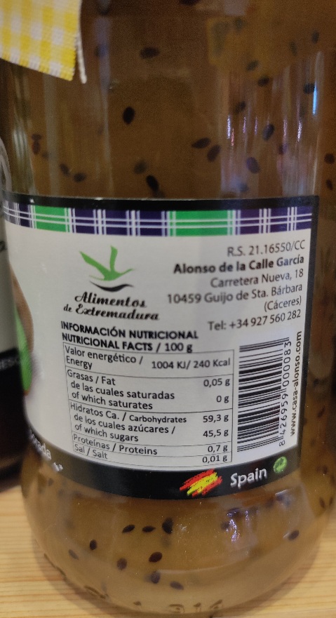 Mermelada Extra de Kiwi El Guijo - Imagen 3