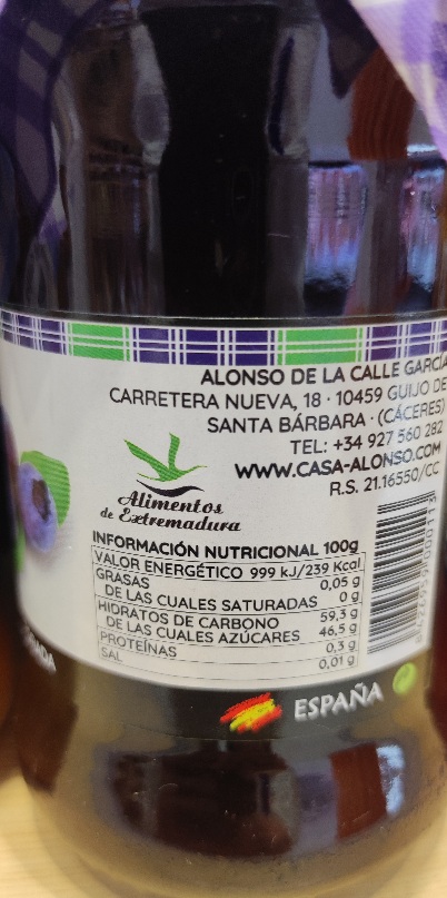 Mermelada Extra de Arándanos El Guijo - Imagen 3